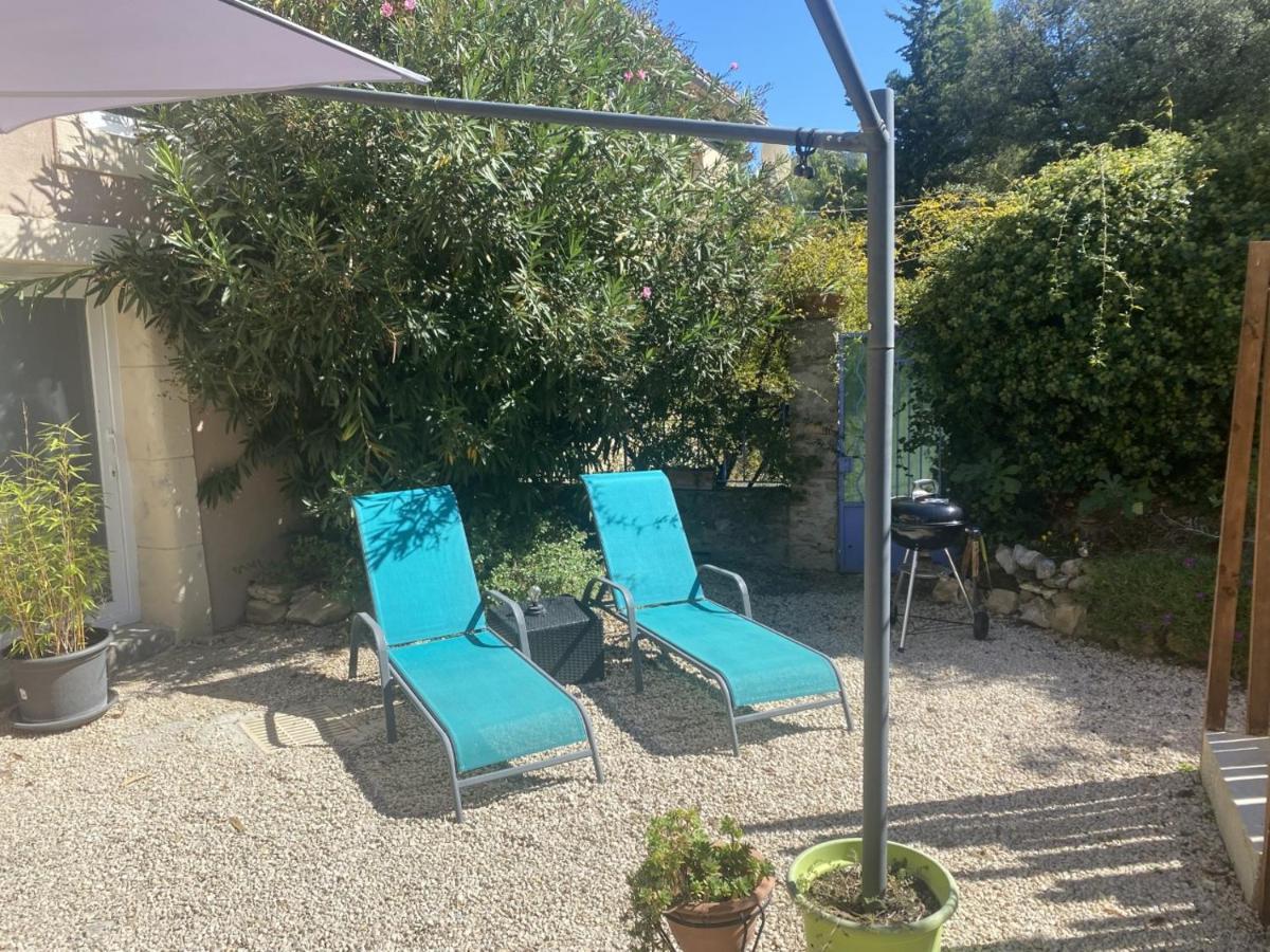 La Suite De Charme Du Mas De La Fontaine De Jonquier Avec Spa Privatif Séguret Exterior foto